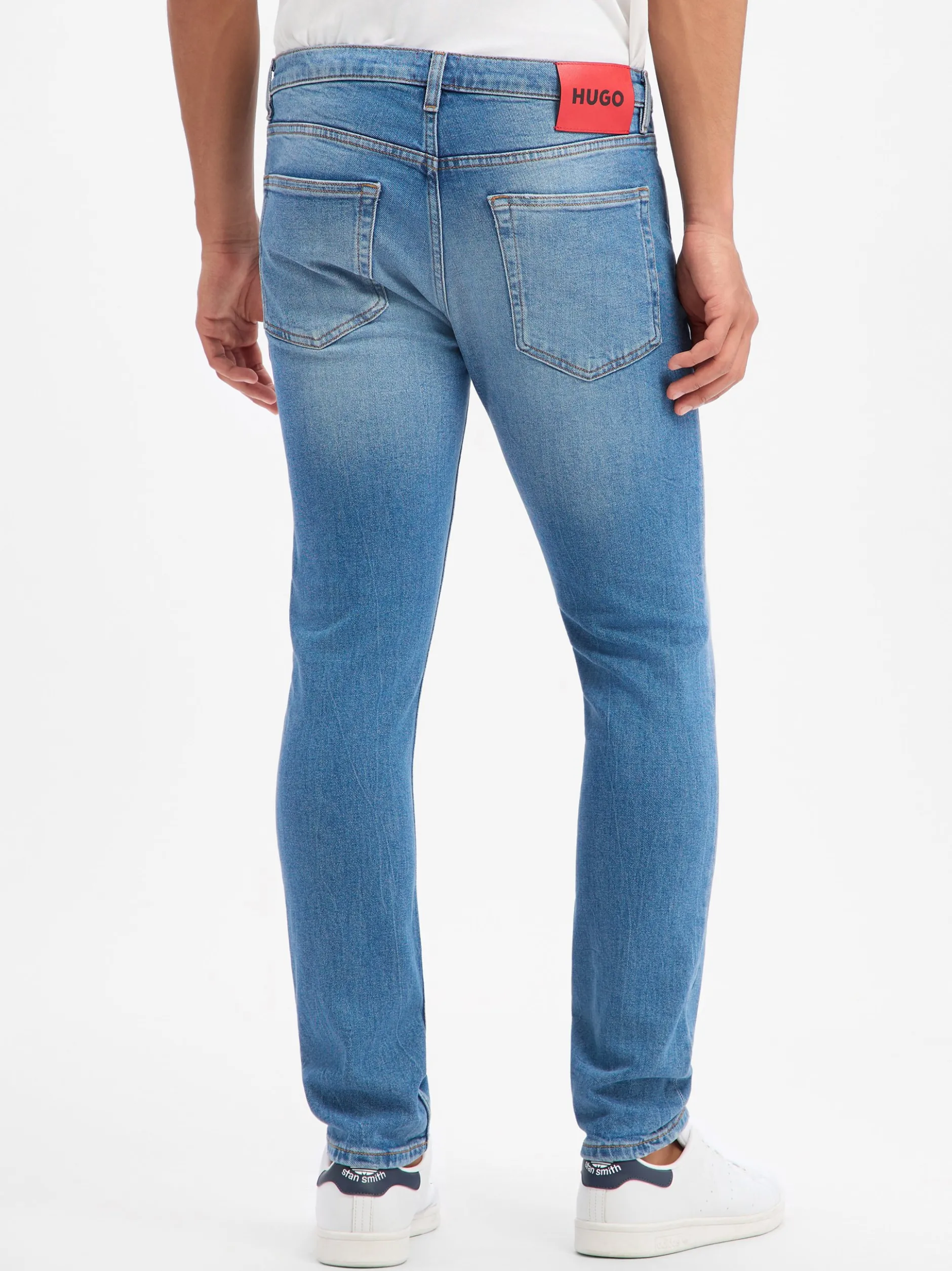 HUGO Herren Jeans - 734 in bleached - Länge: lang