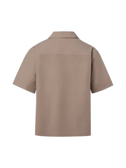HUGO Herren Kurzarmhemd - Espino in taupe