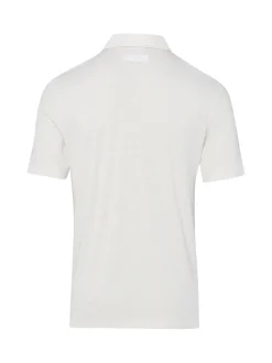 HUGO Herren Poloshirt mit Leinen-Anteil - Dulinen in ecru