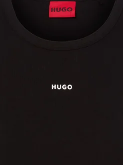 HUGO Herren Tanktop in schwarz - Ärmel: ohne Arm
