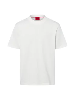 HUGO Herren T-Shirt - Dapolino in ecru - Ärmel: kurzarm