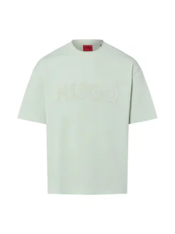 HUGO Herren T-Shirt - Dinkee in mint - Ärmel: kurzarm