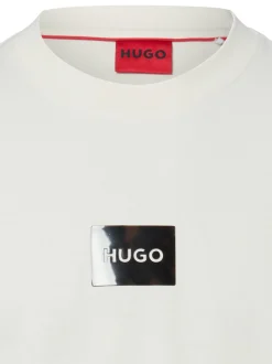 HUGO Herren T-Shirt - Dumeon in ecru - Ärmel: kurzarm