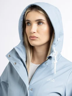 ICEBOUND Damen Regenmantel in hellblau