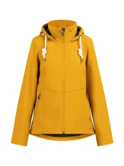 ICEBOUND Damen Softshelljacke in gelb