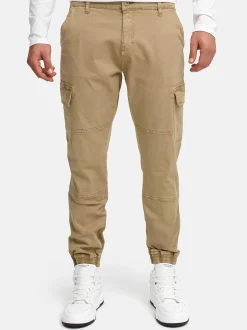 Indicode Herren Cargohose - August in beige sand