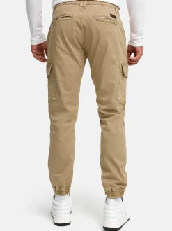 Indicode Herren Cargohose - August in beige sand