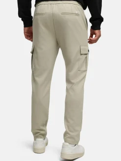 Indicode Herren Cargohose - INNezzo String Cargo in beige