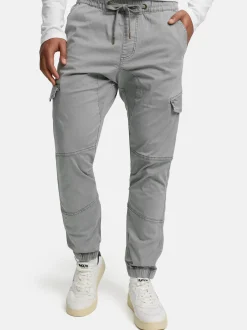 Indicode Herren Cargohose - INPillus in hellgrau