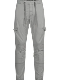 Indicode Herren Cargohose - INPillus in hellgrau