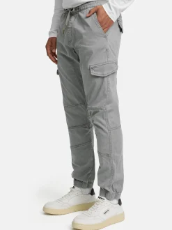 Indicode Herren Cargohose - INPillus in hellgrau