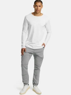 Indicode Herren Cargohose - INPillus in hellgrau