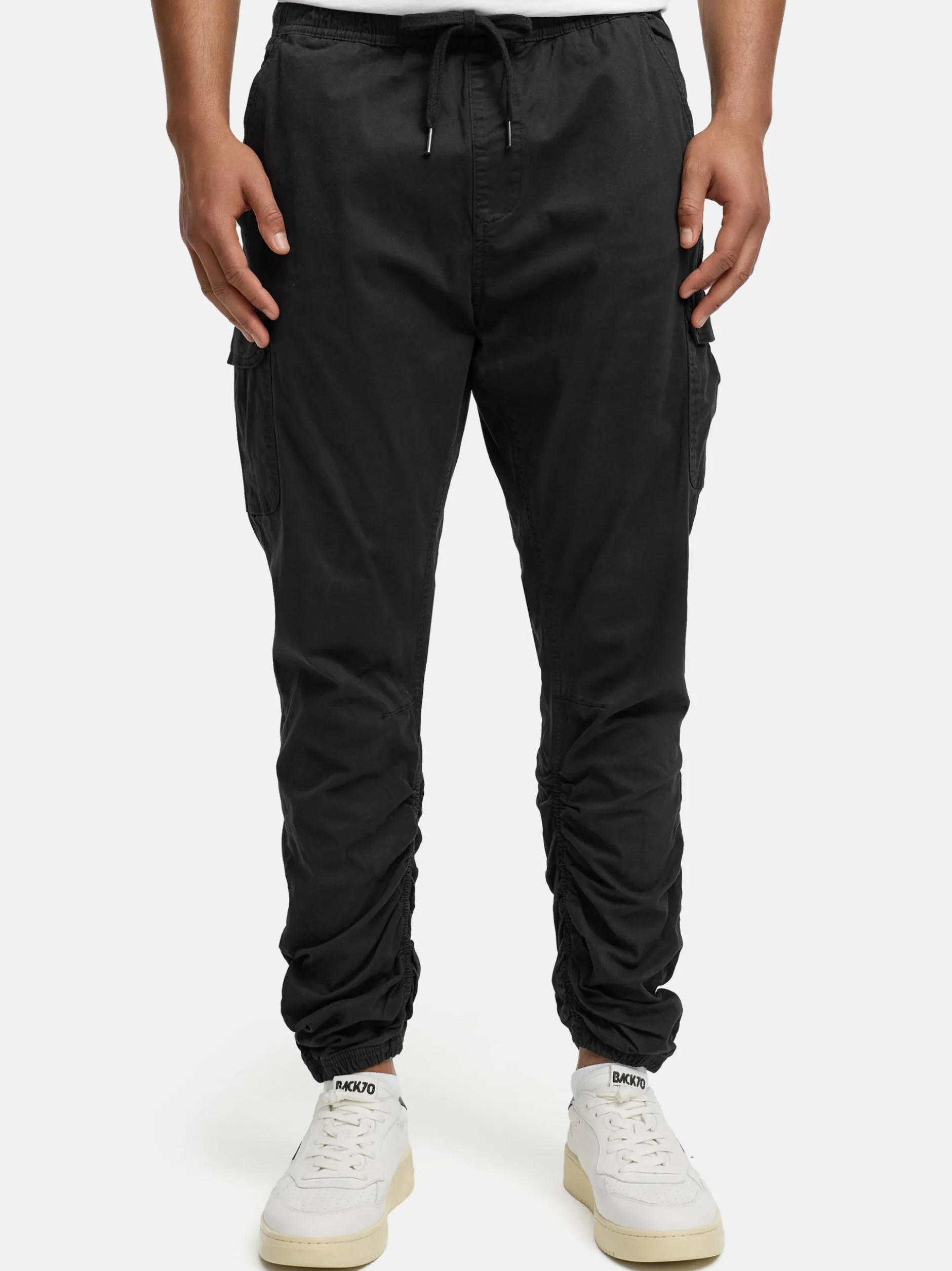 Indicode Herren Cargohose - INProff in schwarz