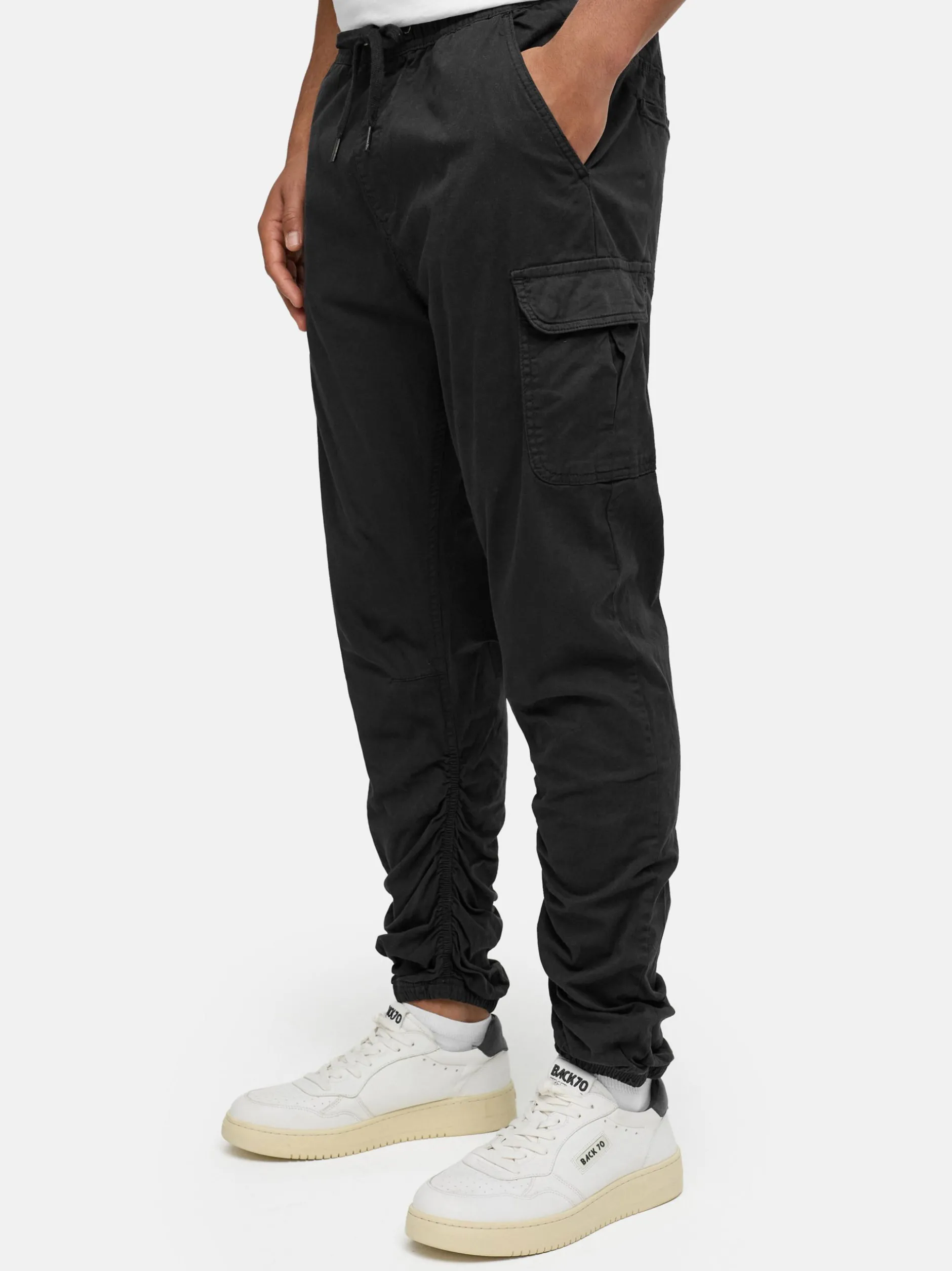 Indicode Herren Cargohose - INProff in schwarz