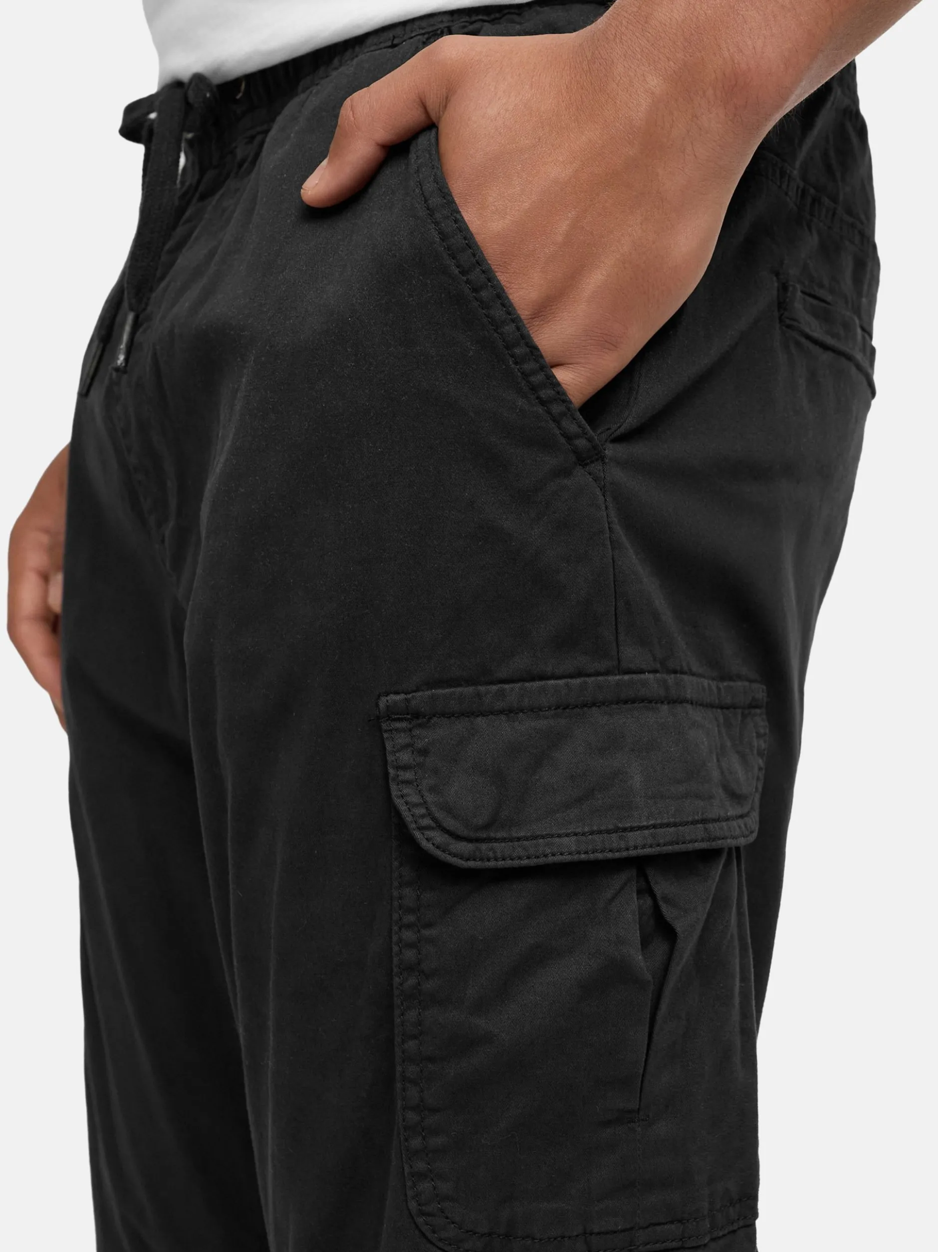 Indicode Herren Cargohose - INProff in schwarz