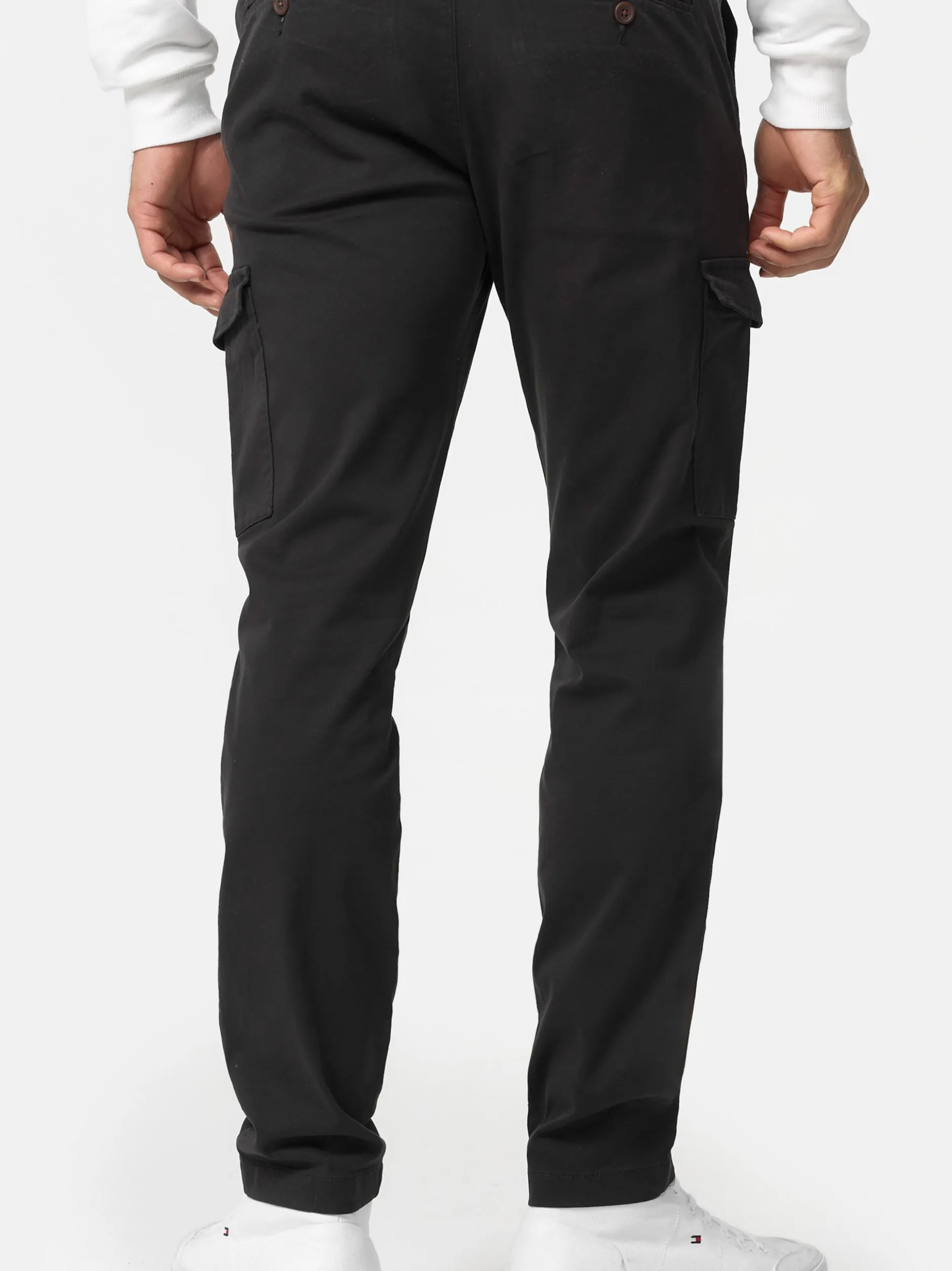 Indicode Herren Cargohose - INWalmie in schwarz