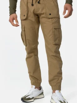 Indicode Herren Cargohose - Leonard in camel