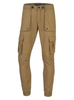 Indicode Herren Cargohose - Leonard in camel