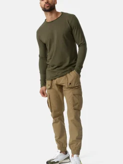 Indicode Herren Cargohose - Leonard in camel