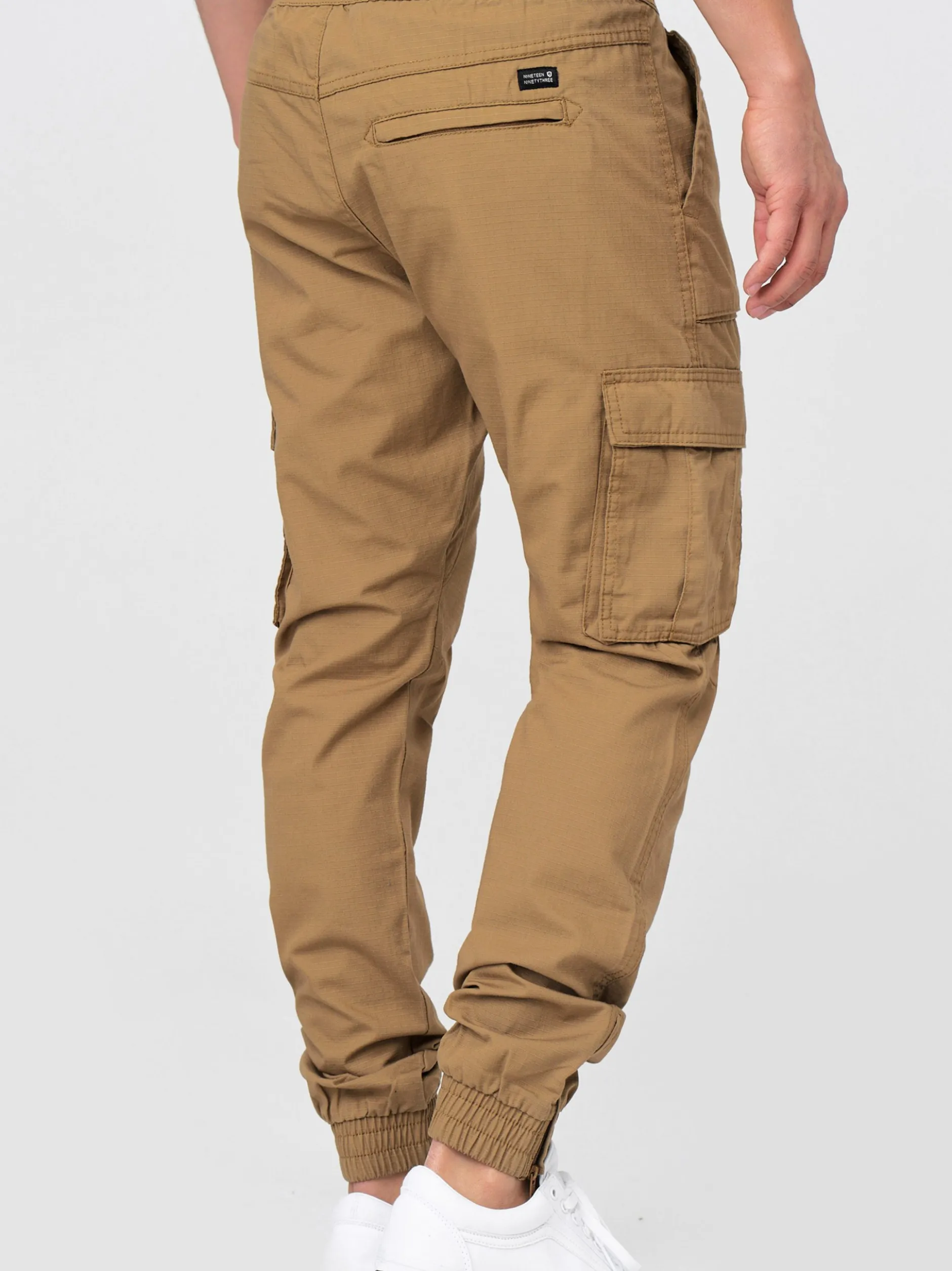 Indicode Herren Cargohose - Leonard in camel