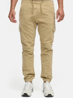 Indicode Herren Cargohose - Walker in beige sand