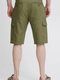 Indicode Herren Cargoshorts - IDMosato in oliv