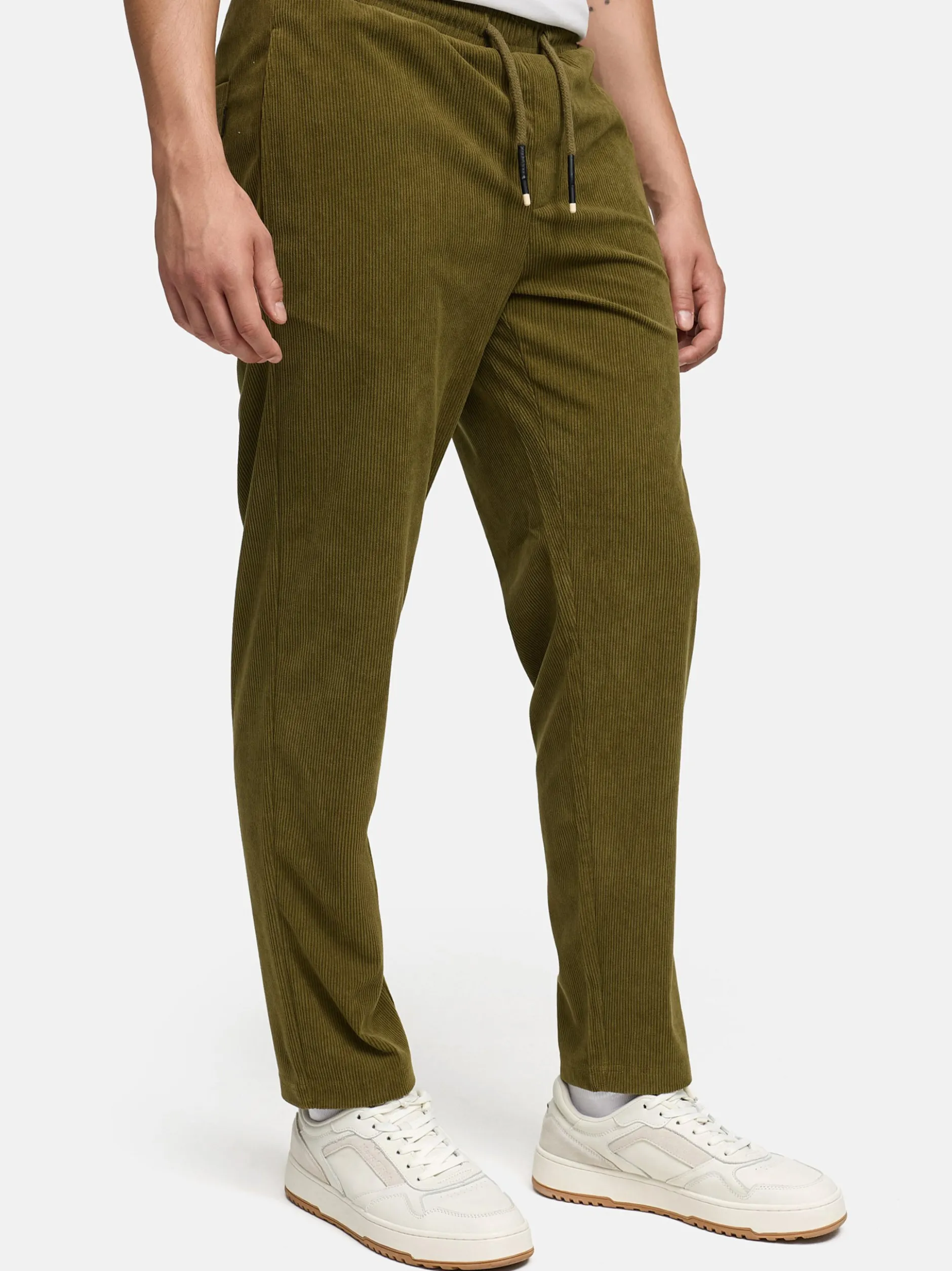 Indicode Herren Chinohose - INNemoto Pants in oliv khaki