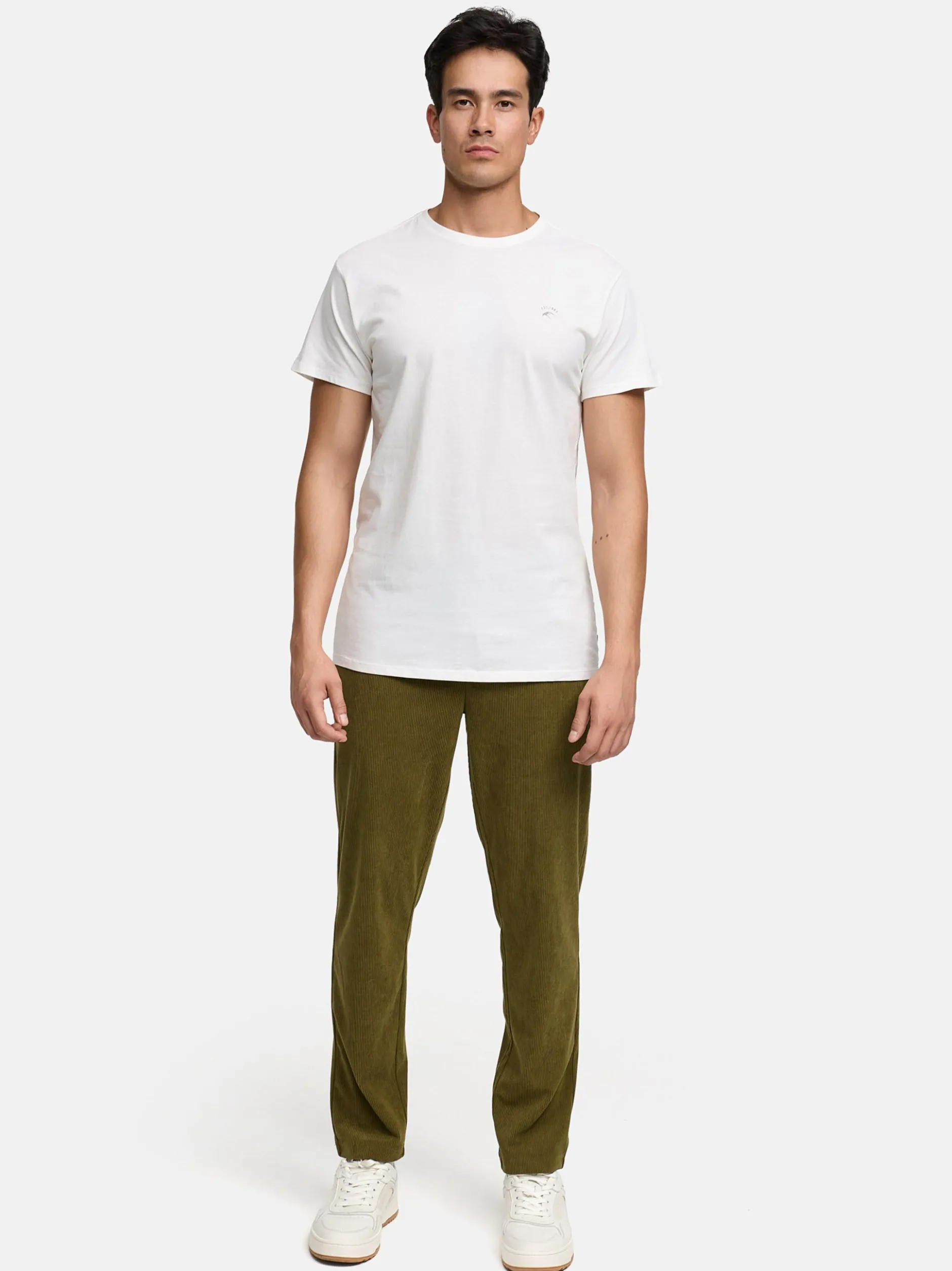 Indicode Herren Chinohose - INNemoto Pants in oliv khaki
