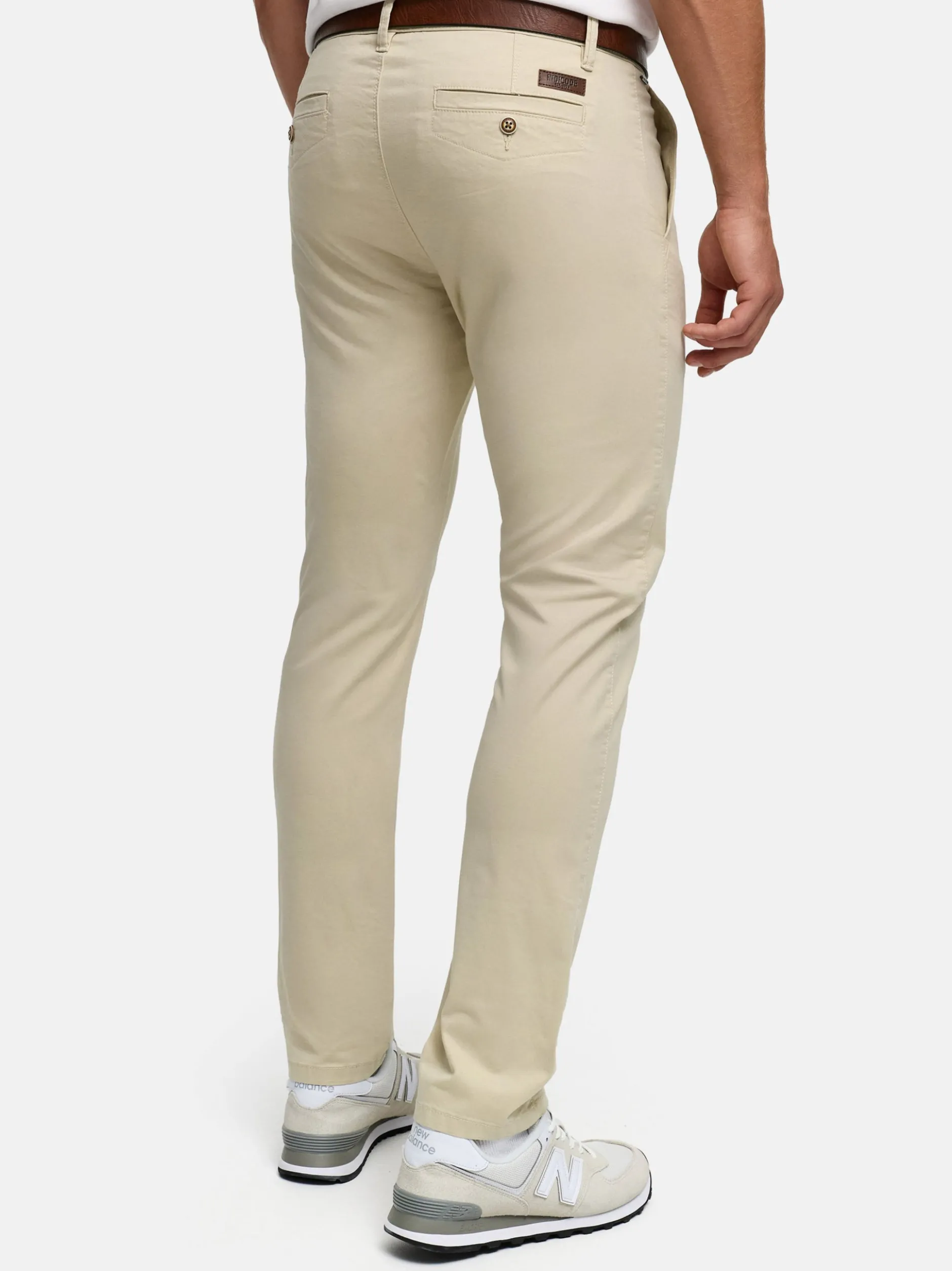 Indicode Herren Chinohose - INPilli in beige sand