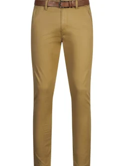 Indicode Herren Chinohose - INPilli in camel