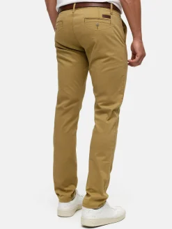 Indicode Herren Chinohose - INPilli in camel