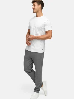 Indicode Herren Chinohose - INTovey Pant in anthrazit grau