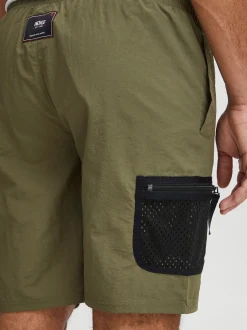 Indicode Herren Chinoshorts - IDPeter in grün