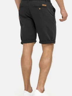 Indicode Herren Chino Shorts - Cuba in schwarz