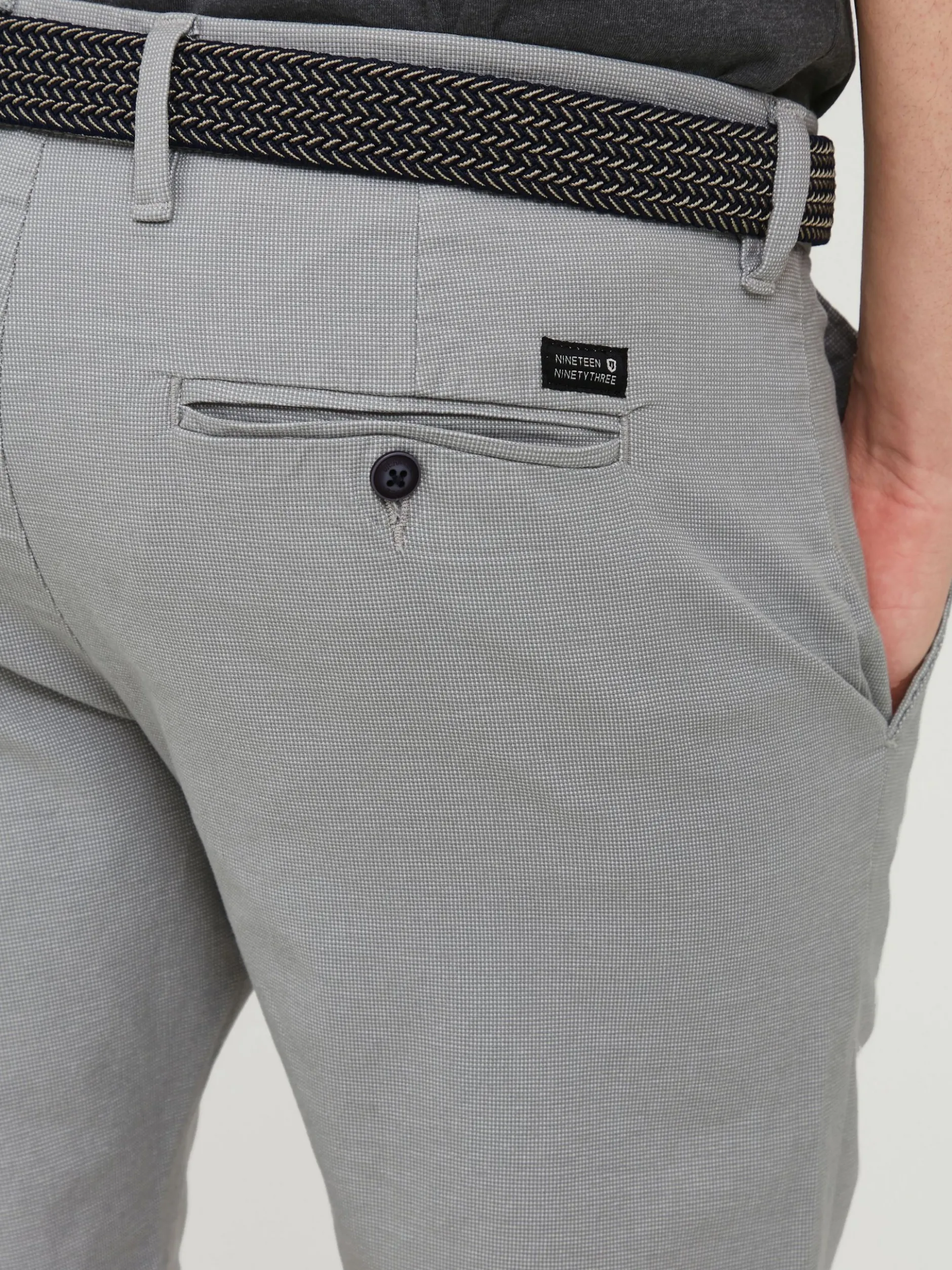 Indicode Herren Chinoshorts - IDLozano in grau