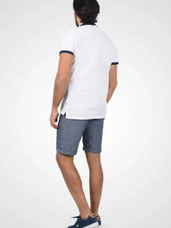Indicode Herren Chinoshorts - IDMews in indigo