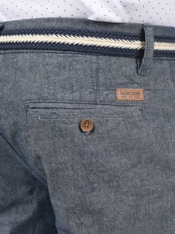 Indicode Herren Chinoshorts - IDMews in indigo