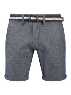 Indicode Herren Chinoshorts - IDMews in indigo
