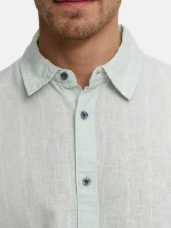 Indicode Herren Hemd Kurzarm - INTrypper in hellblau