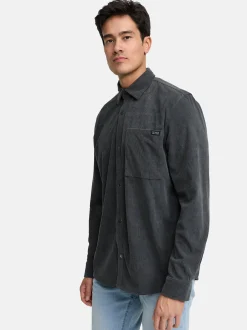 Indicode Herren Hemd Langarm - INNemoto Shirt in anthrazit