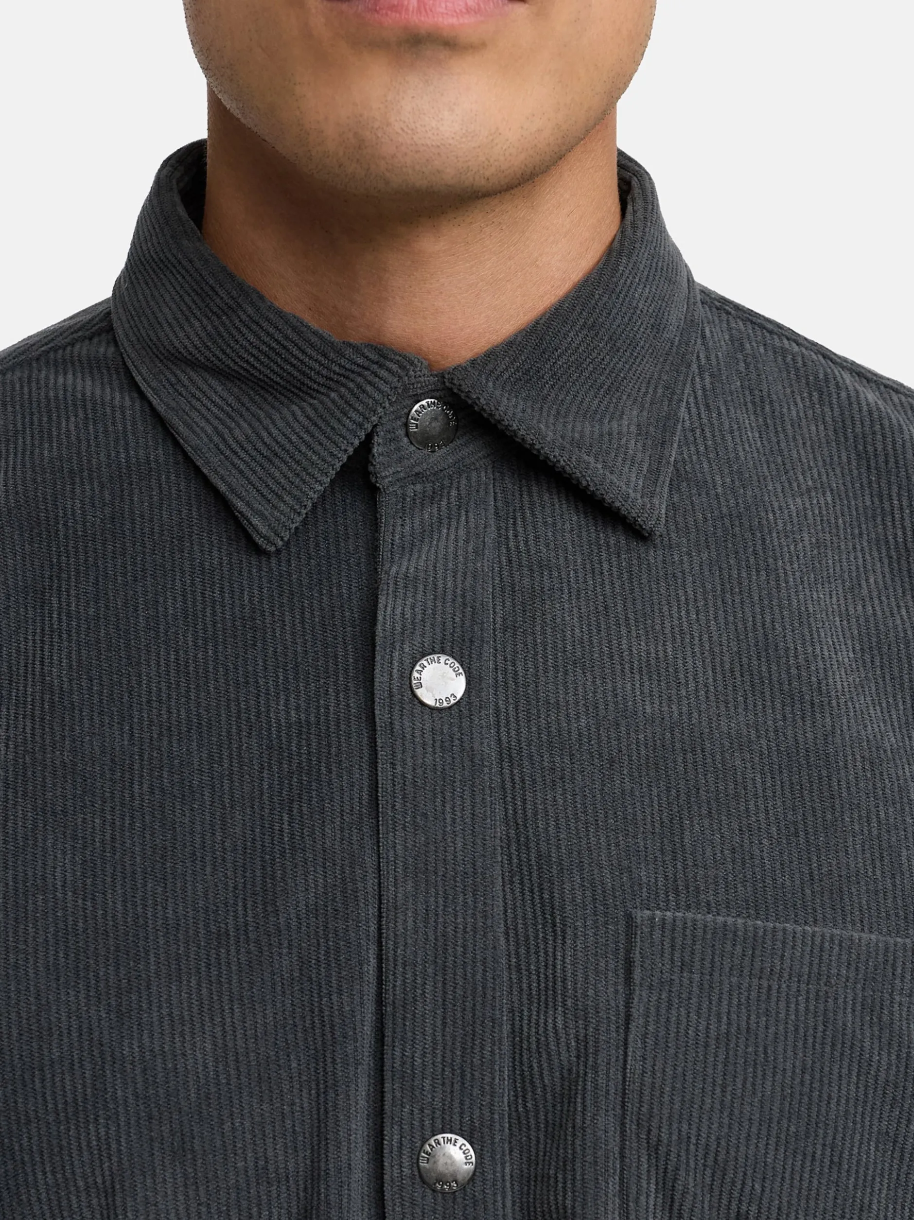 Indicode Herren Hemd Langarm - INNemoto Shirt in anthrazit