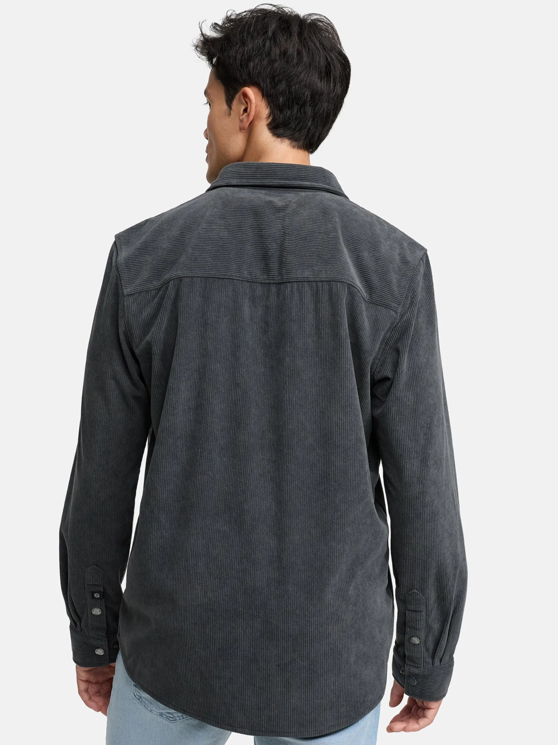 Indicode Herren Hemd Langarm - INNemoto Shirt in anthrazit