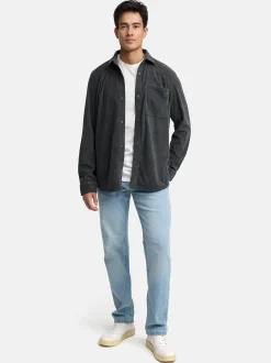 Indicode Herren Hemd Langarm - INNemoto Shirt in anthrazit