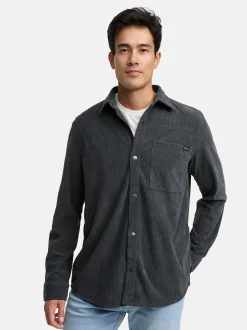 Indicode Herren Hemd Langarm - INNemoto Shirt in anthrazit
