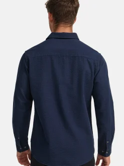 Indicode Herren Hemd Langarm - INCaix in marine