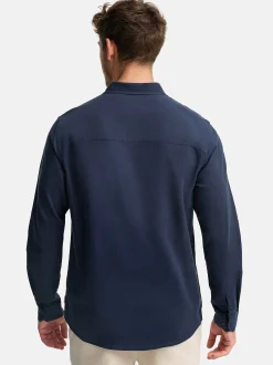 Indicode Herren Hemd Langarm - INCeppo in marine