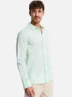 Indicode Herren Hemd Langarm - INCeppo in mint