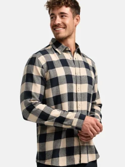 Indicode Herren Hemd Langarm - INGilman in beige
