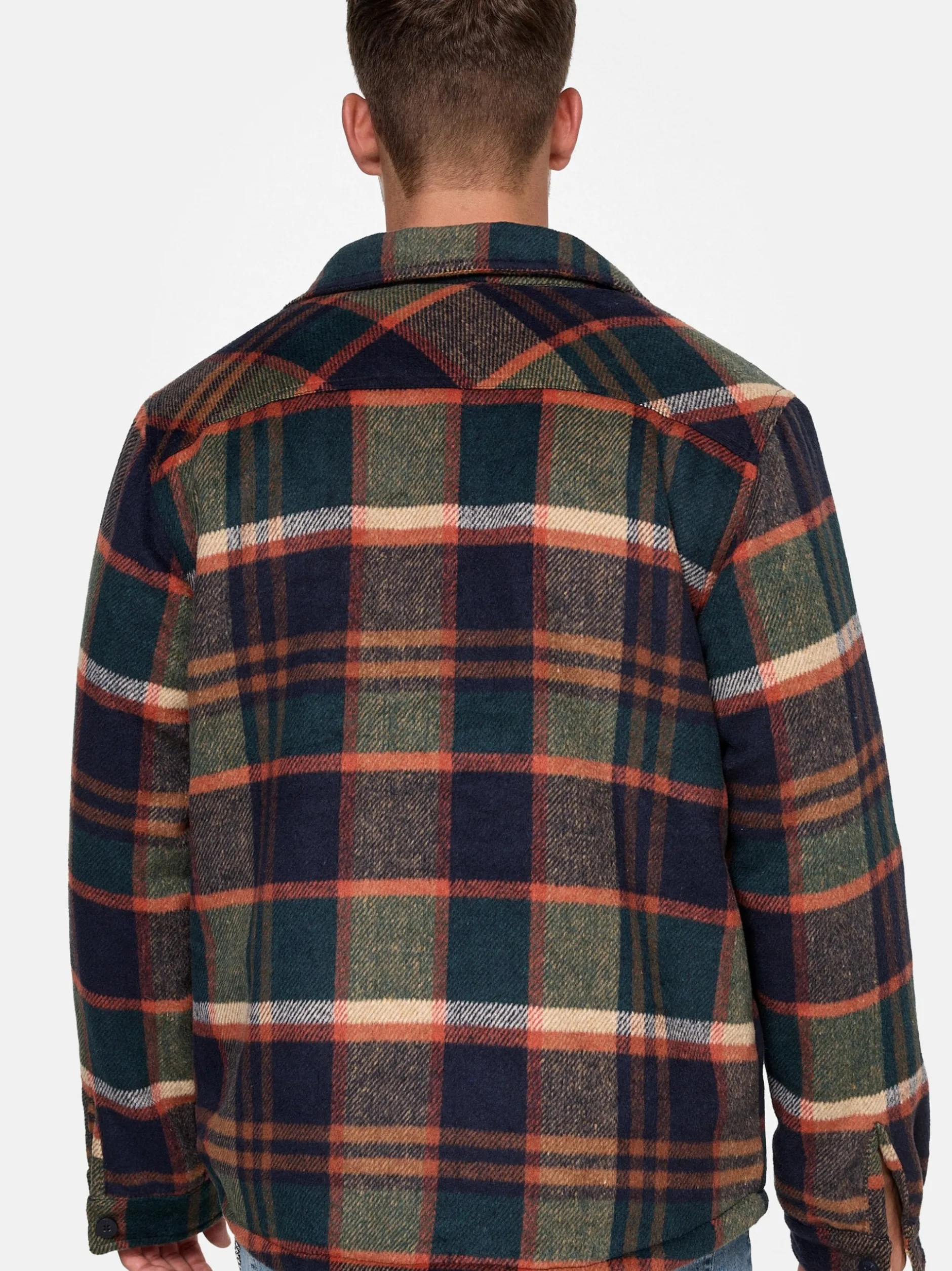 Indicode Herren Hemd Langarm - Spin in marine