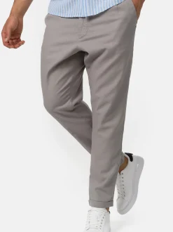 Indicode Herren Hose - Cunningham in hellgrau grau